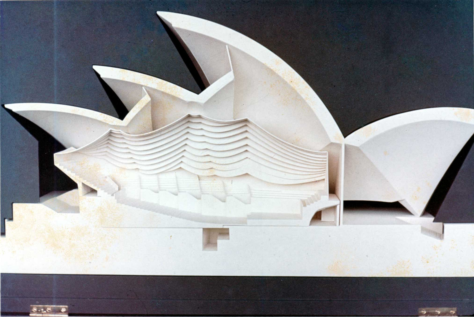 Sydney Opera House model - sails cutaway view