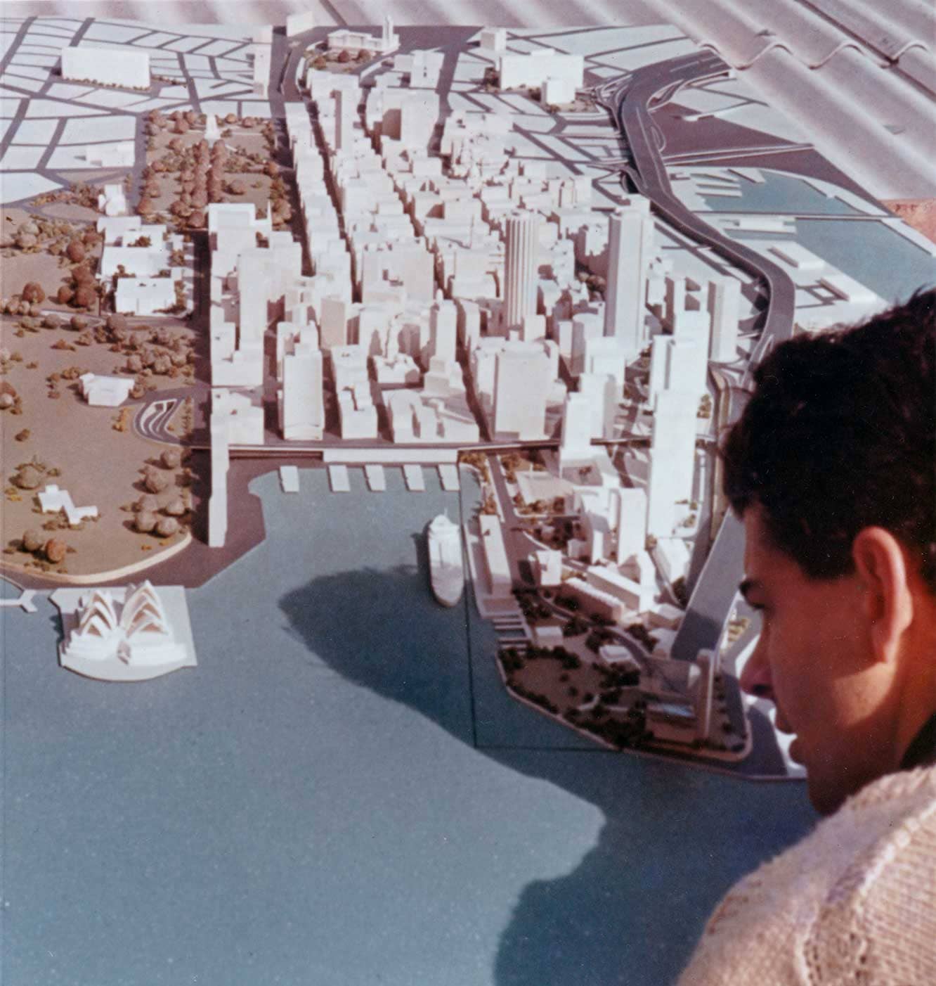 1967 model of the Sydney CBD featuring The Rocks proposed redevelopment