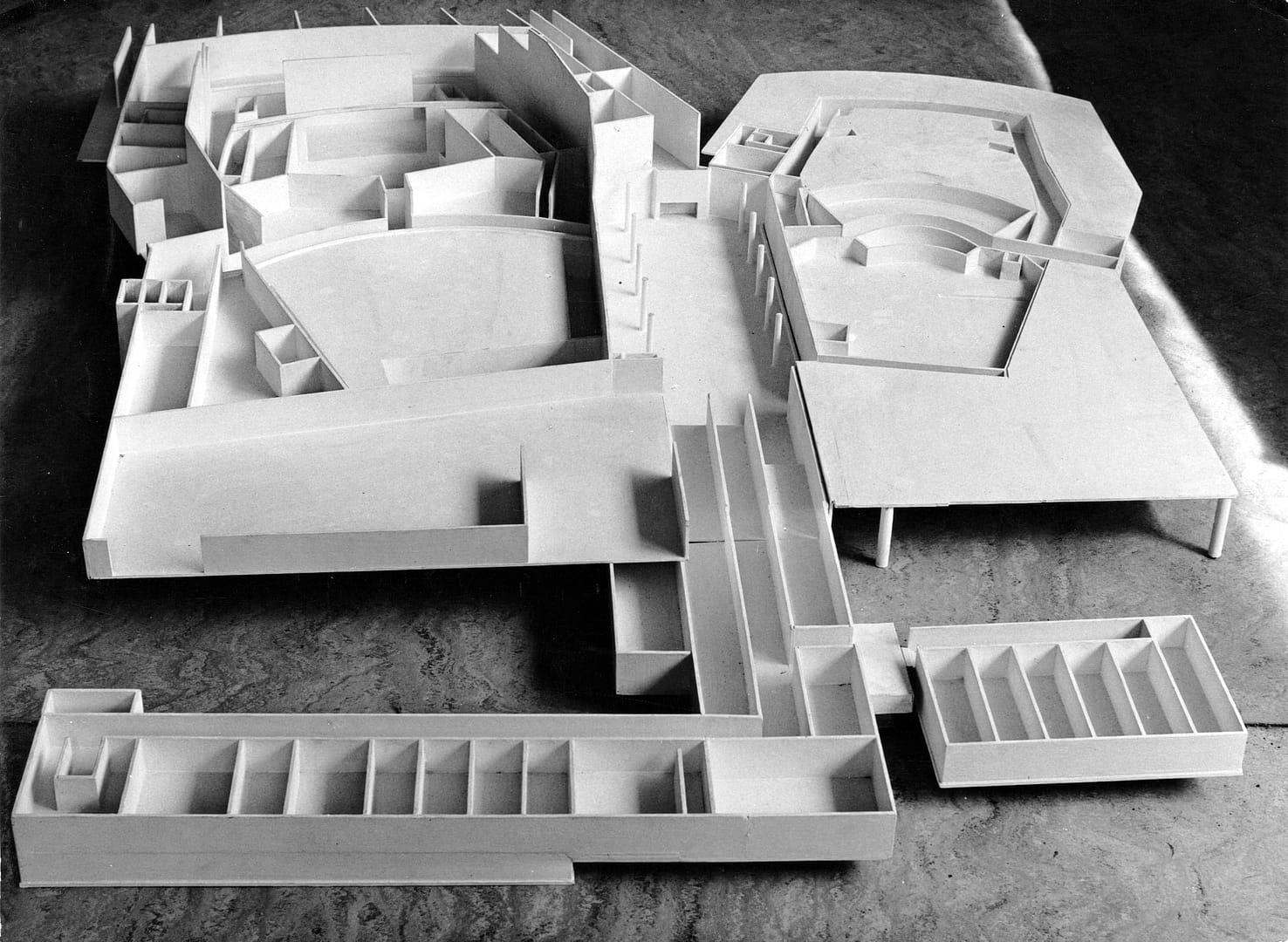 Winton Irving photo of Opera House model, c June 1960