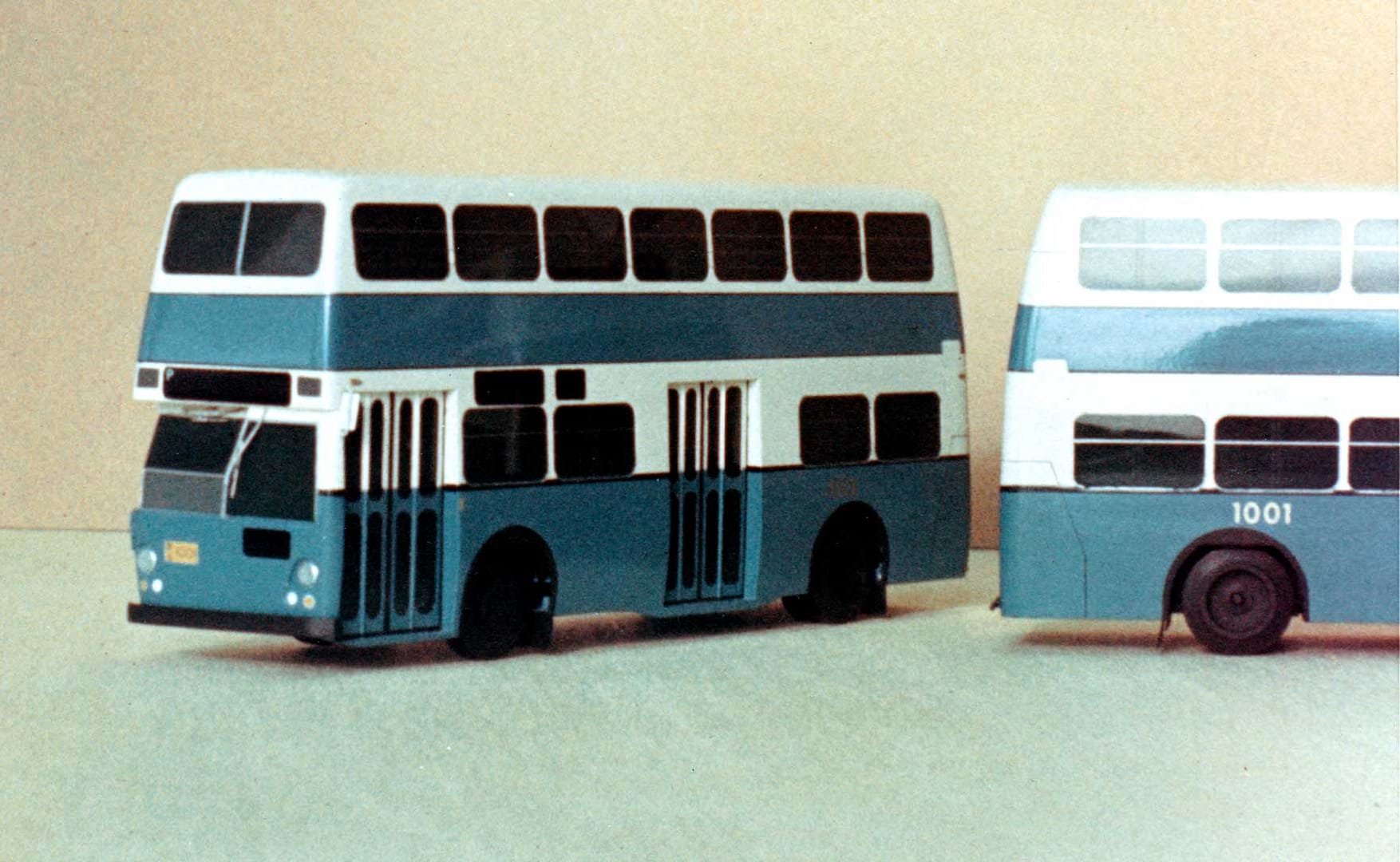 Two double-decker Leyland Atlanteans