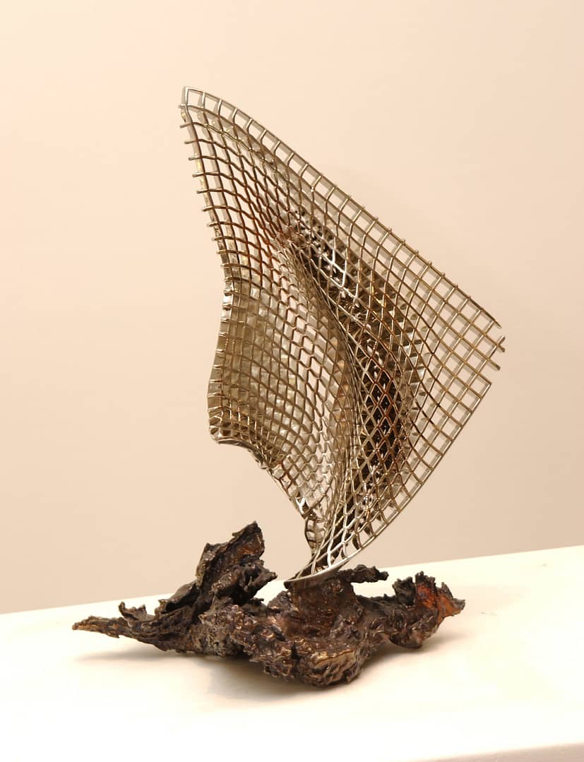 Solar Net, 1990, electroplated nickel over acrylic